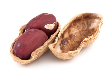 Pistachios isolated