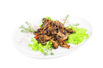 Roasted mushrooms