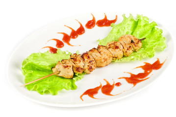 Grilled chicken meat