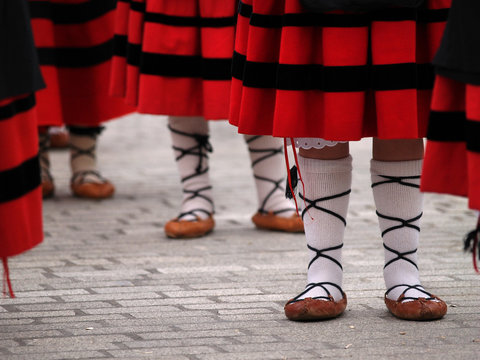 Basque folclorical dance dress