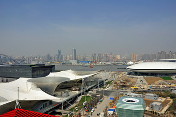 Naklejka premium China, Shanghai expo landscape