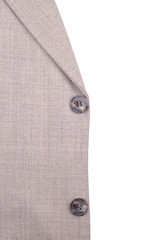grey jacket isolated on white