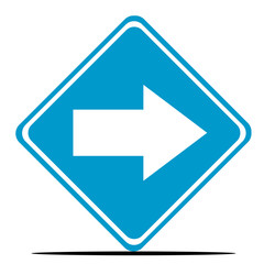 Directional traffic sign