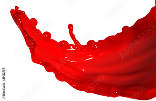 "red splash on white background" Stock photo and royalty-free images on Fotolia.com - Pic 21422759