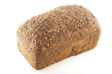 Brown bread with grain