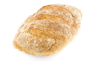 Brown bread with grain