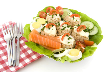 Salmon salad