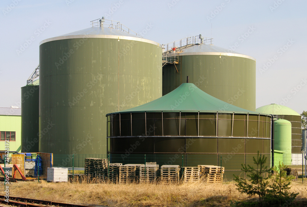 Wall mural Biogasanlage - biogas plant 62