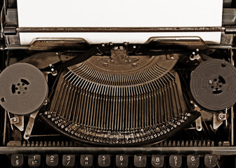 vintage typewriter