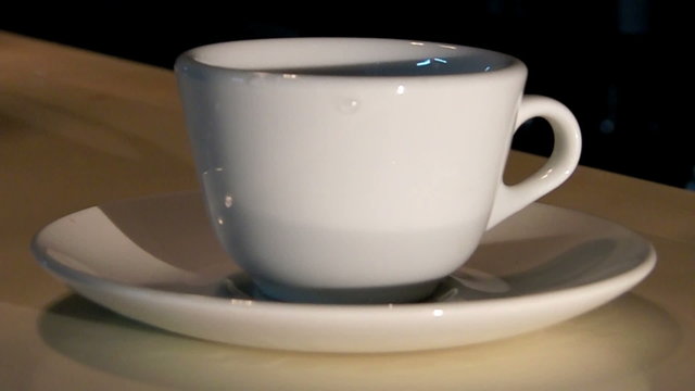 put a cup on a saucer