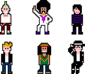 Pixel people- musicians