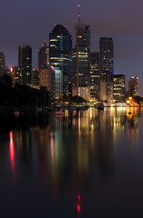 Fototapeta na wymiar Brisbane Reflection