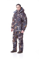 Young Man In Winter CLothing