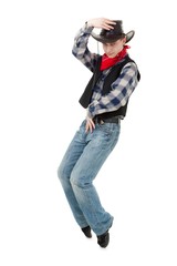 dancing cowboy