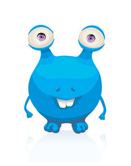 Smiling alien