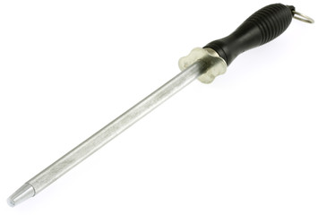 aiguiseur, fusil à aiguiser, fond blanc