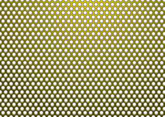 hexagon metal gold white