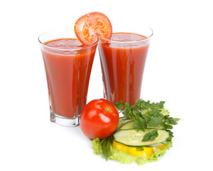 Fresh tomato juice
