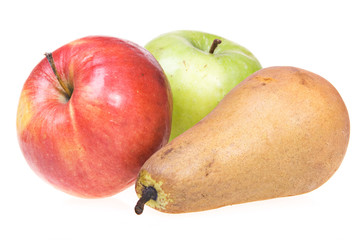 Healthy Eating, isolated on white background.