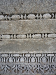 roman stone marble sculpted egg and dart pattern cornice from temple