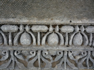 roman stone marble sculpted egg and dart pattern cornice from temple