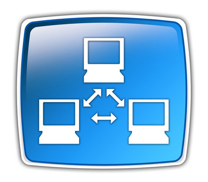 Glossy Button "Network"