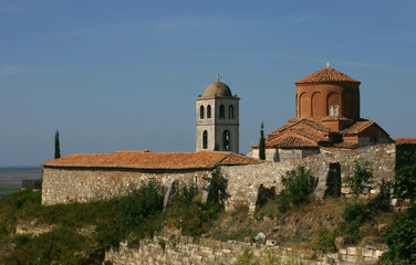 Fototapeta na wymiar Kloster bei Maria Apollonia, Albanie
