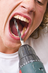 Drilling in teeth
