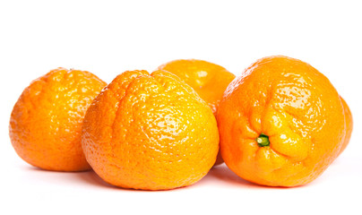 oranges isolated on white