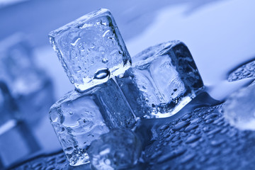 Crystals ice cubes