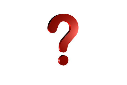 punto interrogativo rosso
