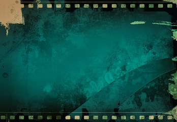 Grunge film frame for your projects