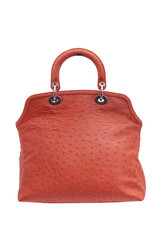 orange bag on white background