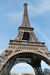 Au pied de la Tour Eiffel