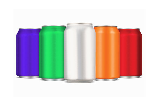 Download Five Colourful Aluminium Cans Buy This Stock Photo And Explore Similar Images At Adobe Stock Adobe Stock Yellowimages Mockups