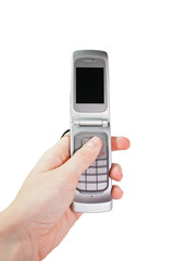 Mobil phone in hand
