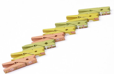 Colored Clothes Pins