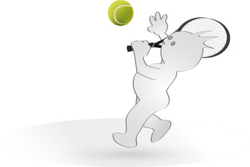 Grafix spielt Tennis