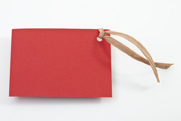 rote Glückwunschkarte