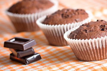 muffin cake chocolate sweet dessert