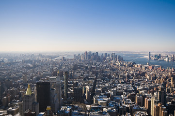Fototapeta na wymiar Panorama Manhattan - New York