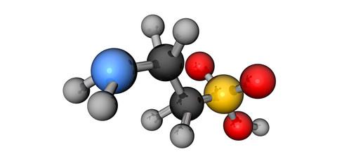 taurin molekül freigestellt