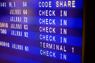 Flight Information Board