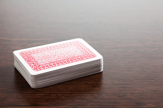 poker cards on table