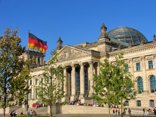 Fototapeta premium Reichstag in Berlin