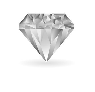 cool diamond vector illustration on a white background