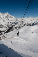 Fototapeta na wymiar Dolina Mont Blanc