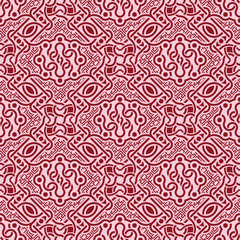 Red seamless ornament