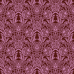 Red seamless wallpaper pattern