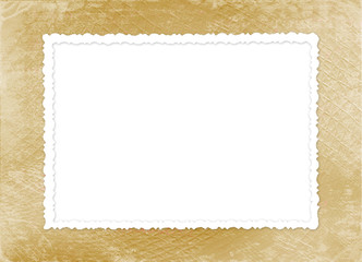 Ancient scratch abstract background with paper frame